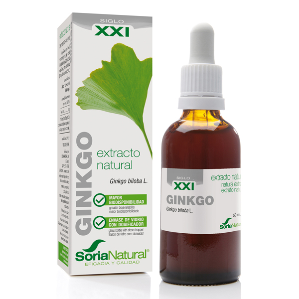 Extracto de GINKGO BILOBA siglo XXI (50 ml.)